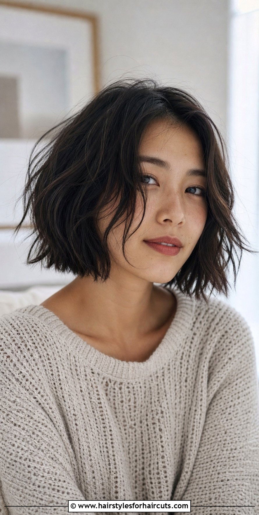 Textured Bob Haircut - 25 haircuts las vegas - 25 haircuts las vegas