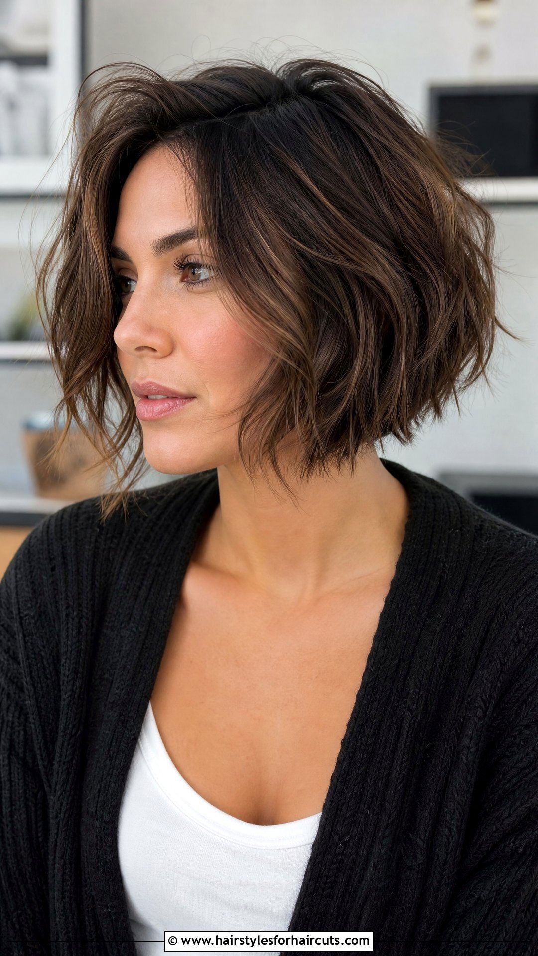 Textured Bob Haircut - 25 haircuts open now - 25 haircuts open now