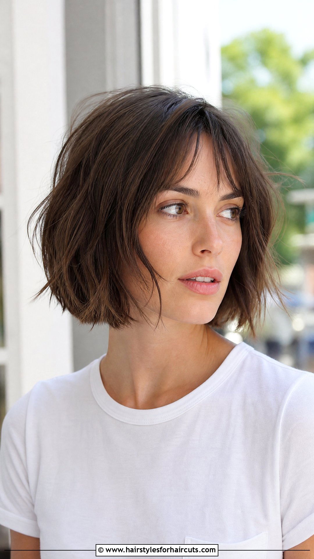 Textured Bob Haircut - 25 haircuts for thick straight hair - 25 haircuts for thick straight hair