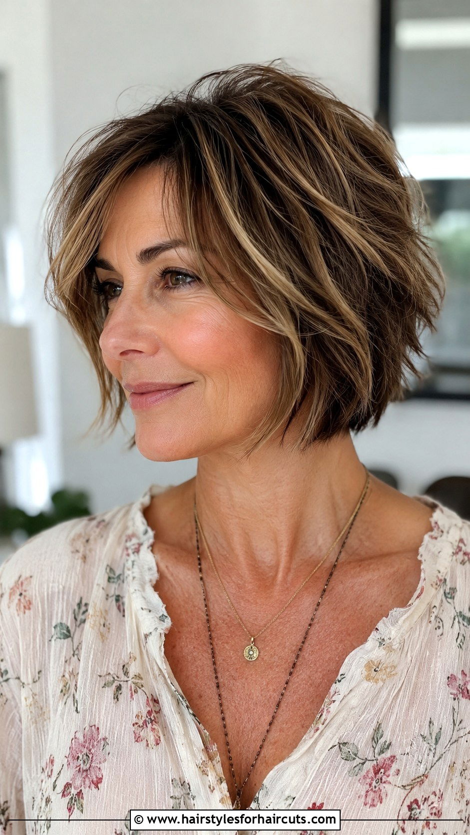 Textured Bob Haircut - 25 haircuts for women over 40 - 25 haircuts for women over 40