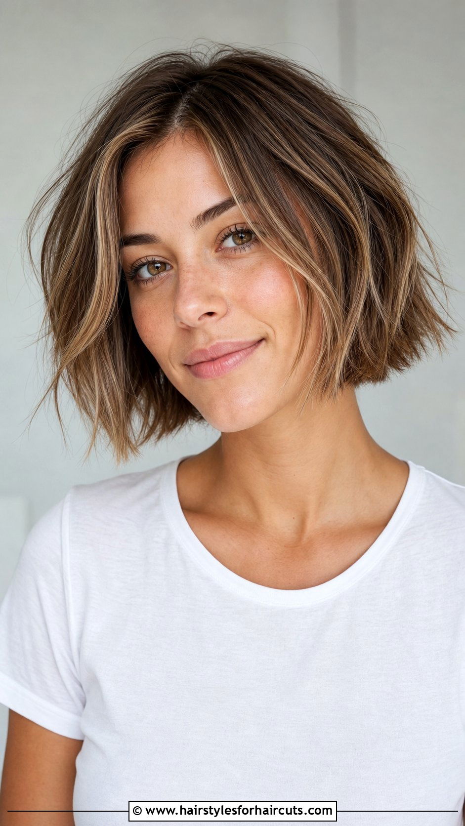 Textured Bob With Babylights - 25 hairstyles and hair colours - 25 hairstyles and hair colours