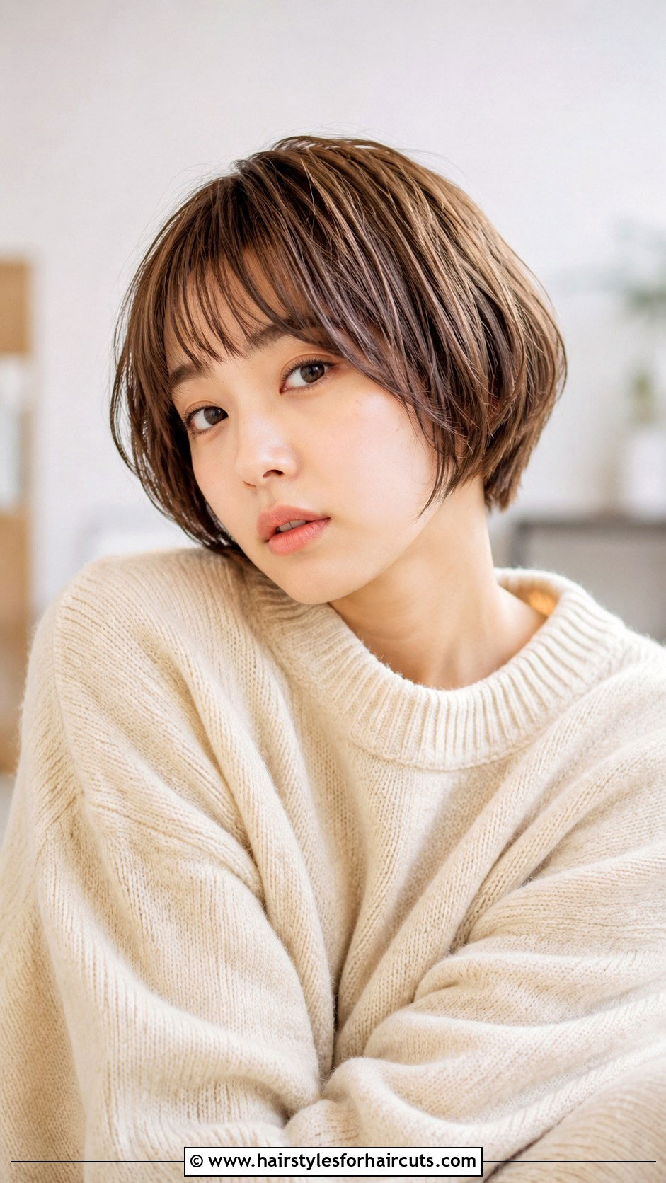 Textured Bowl Cut - 25 short haircuts for people with thin hair - 25 short haircuts for people with thin hair