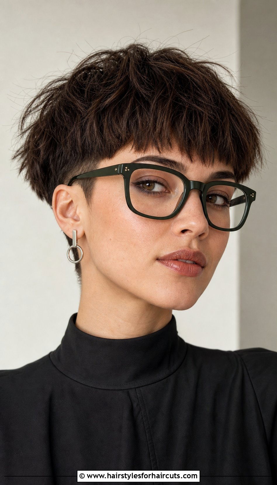 Textured Bowl Cut With Glasses - 25 hairstyles with glasses - 25 hairstyles with glasses