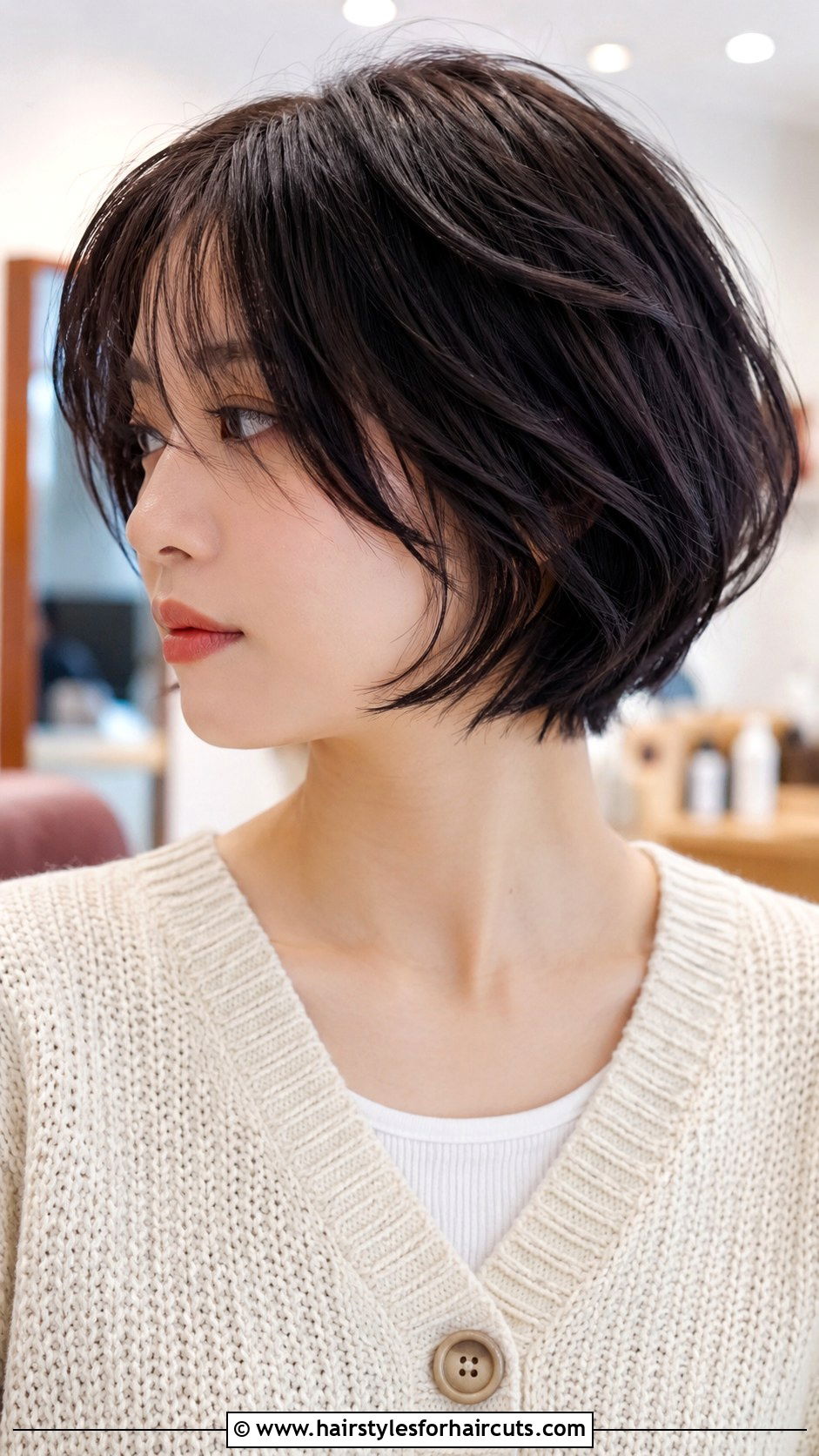 Textured Bubble Haircut - 25 bubble haircuts - 25 bubble haircuts