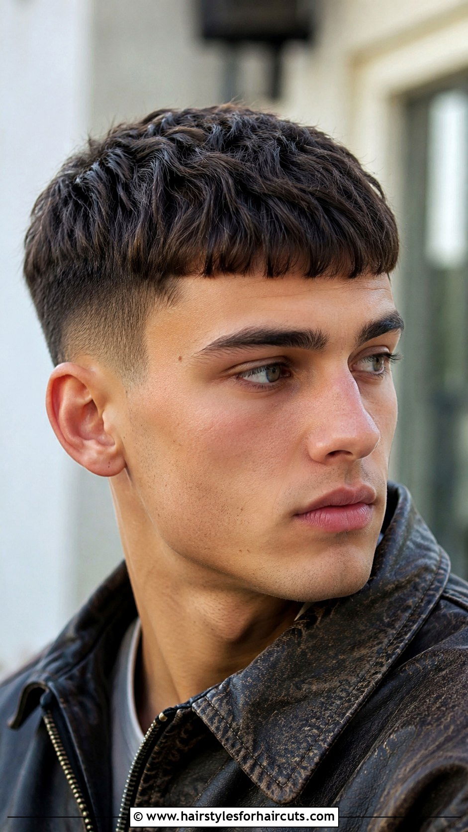 Textured Caesar Haircut - 25 hair clay hairstyles - 25 hair clay hairstyles