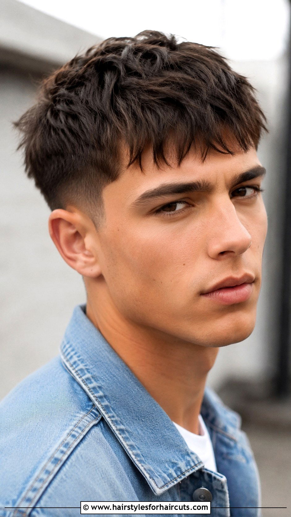 Textured Caesar Haircut - 25 caesar haircuts thinning hair - 25 caesar haircuts thinning hair