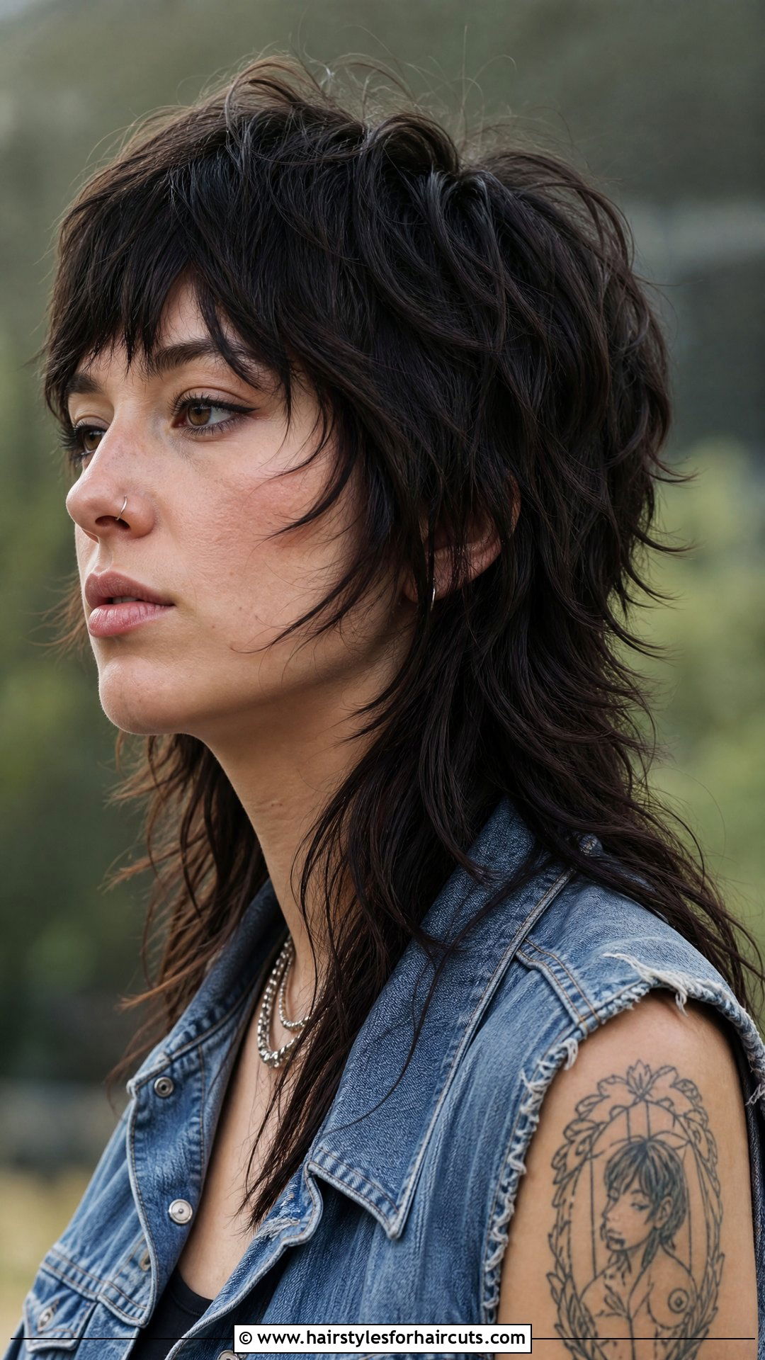 Textured Choppy Mullet - 25 chopped haircuts - 25 chopped haircuts