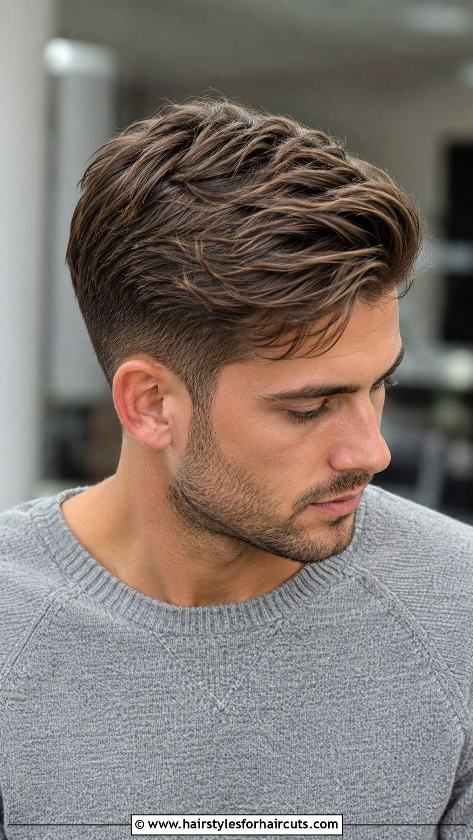 Textured Comb Over - 25 come over haircuts - 25 come over haircuts