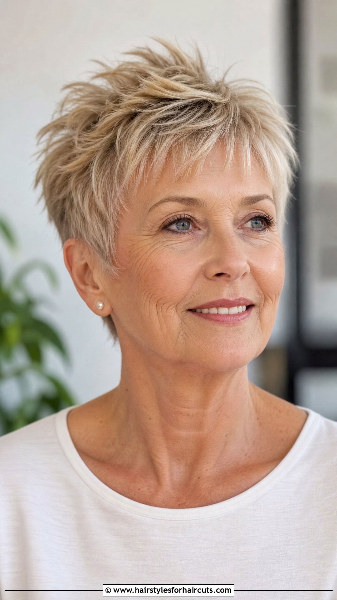 Textured Crop - 25 haircuts older women thin hair - 25 haircuts older women thin hair
