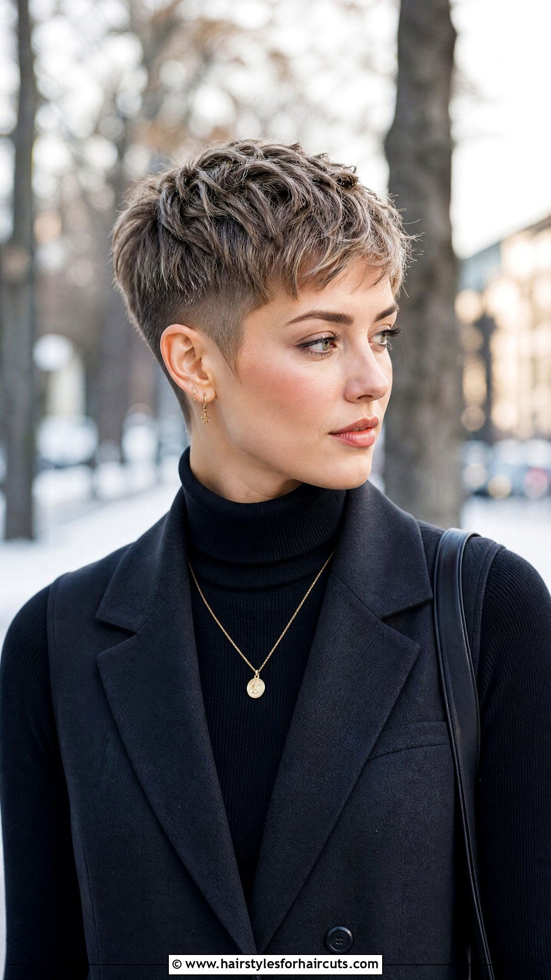 Textured Crop - 25 best hairstyles for thinning hair women - 25 best hairstyles for thinning hair women