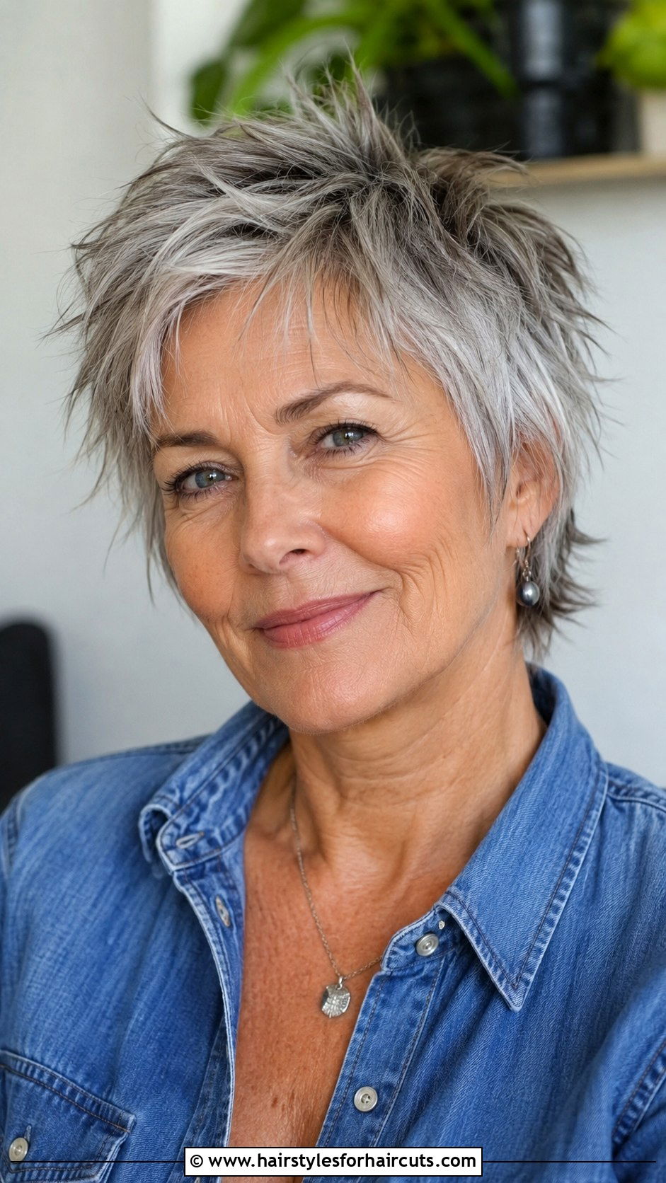Textured Crop - 25 hairstyles for women over 65 - 25 hairstyles for women over 65