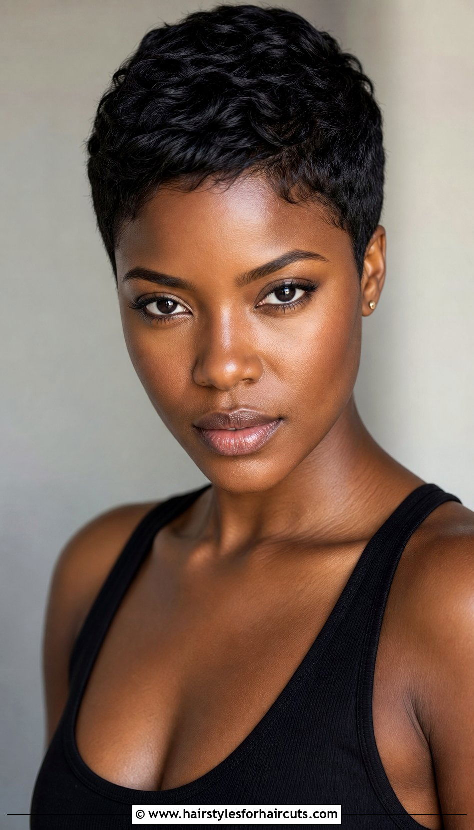 Textured Crop - 25 short haircuts for round face black woman - 25 short haircuts for round face black woman