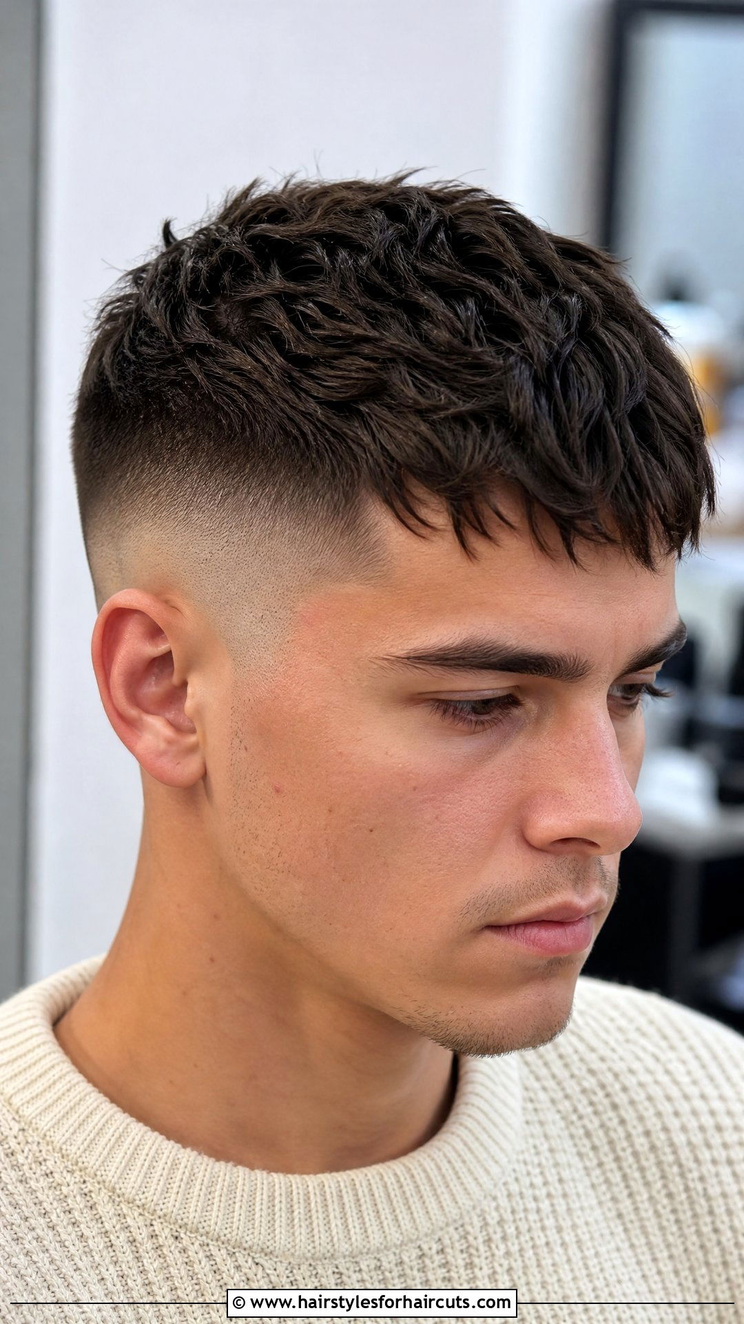Textured Crop Fade Haircut - 25 haircuts with clippers - 25 haircuts with clippers