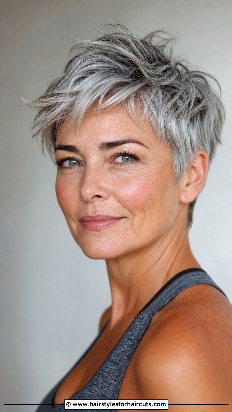 Textured Crop Grey Hair - 25 hairstyles for grey hair over 70 - 25 hairstyles for grey hair over 70