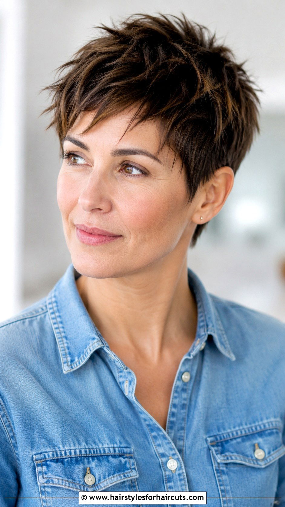 Textured Crop Haircut - 25 granny hairstyles - 25 granny hairstyles