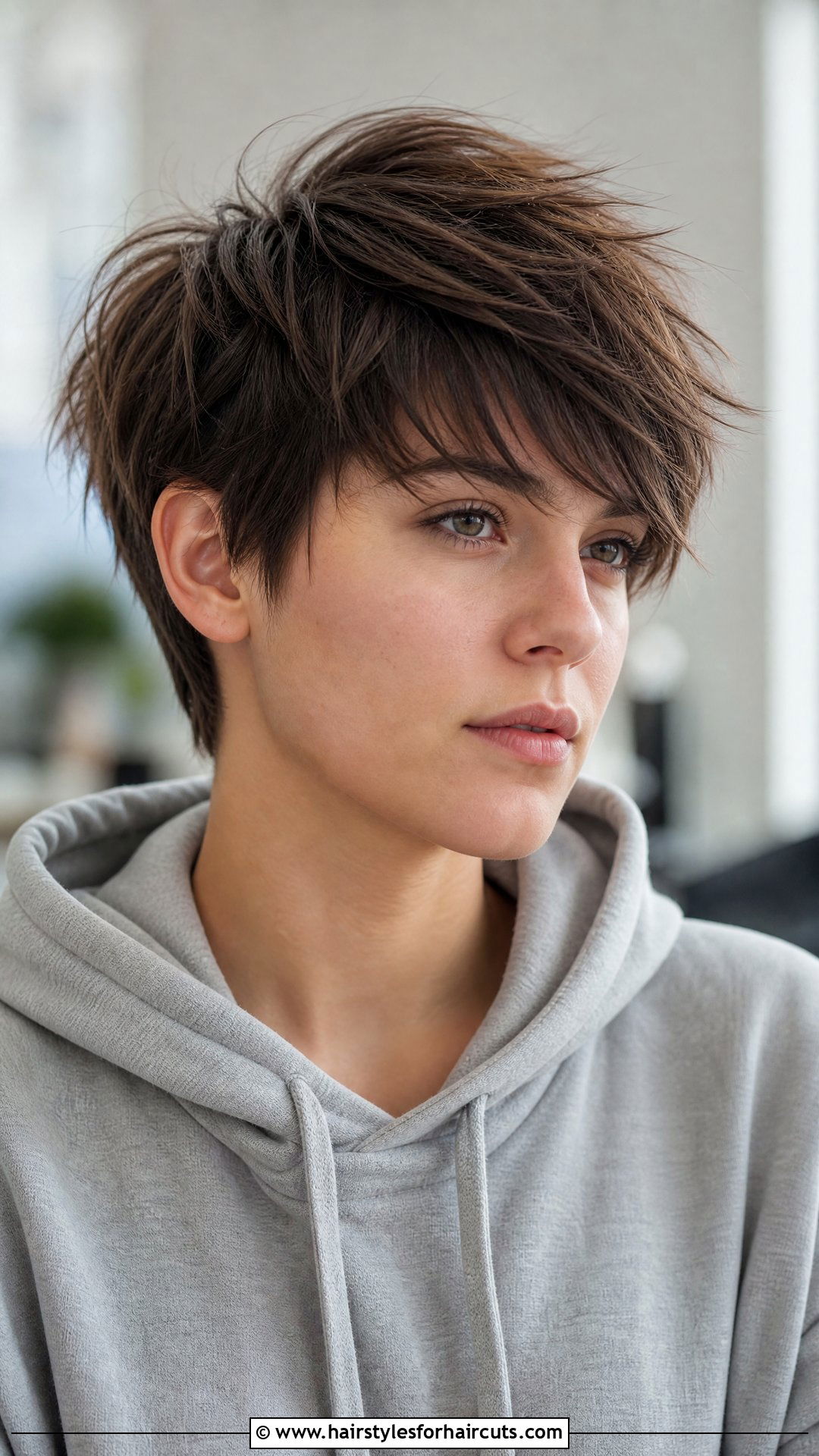 Textured Crop Haircut - 25 best haircuts for straight hair women - 25 best haircuts for straight hair women