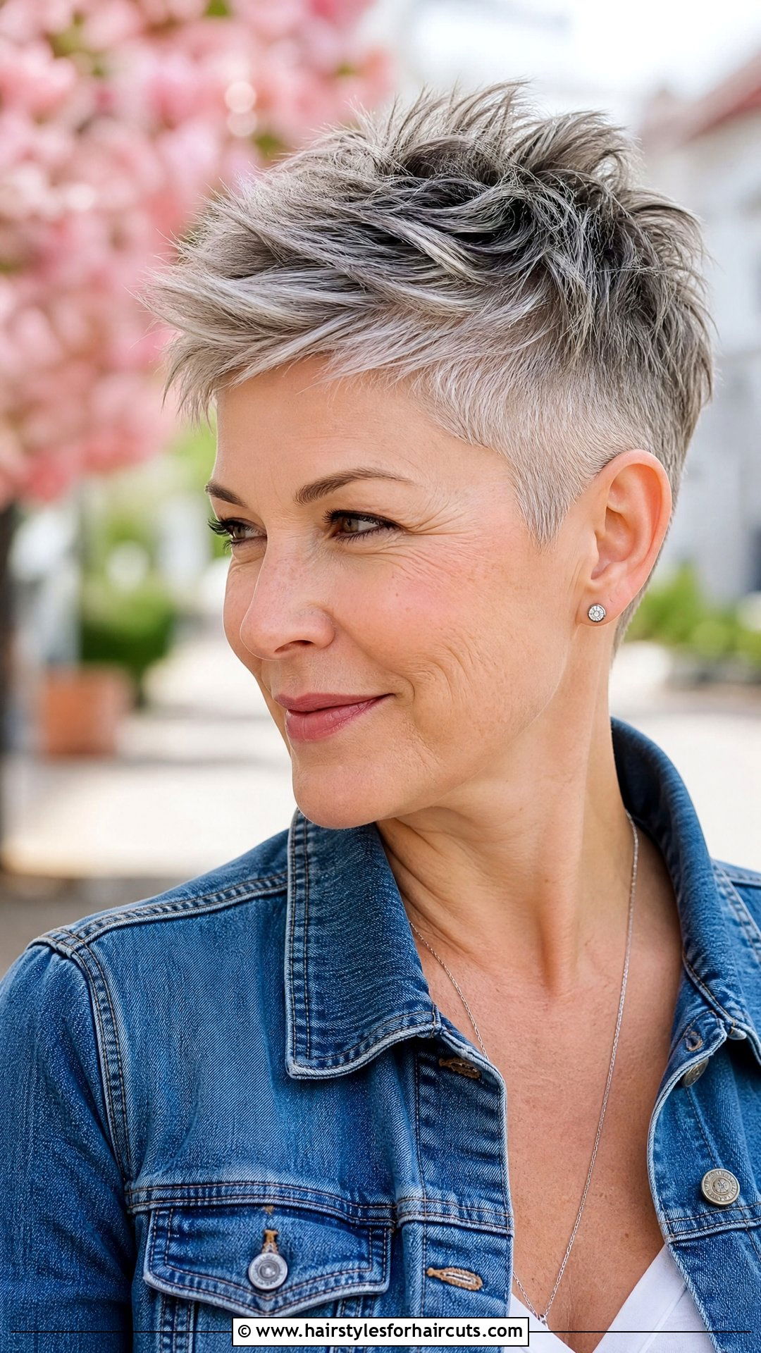 Textured Crop Haircut - 25 hairstyles for short hair women over 50 - 25 hairstyles for short hair women over 50