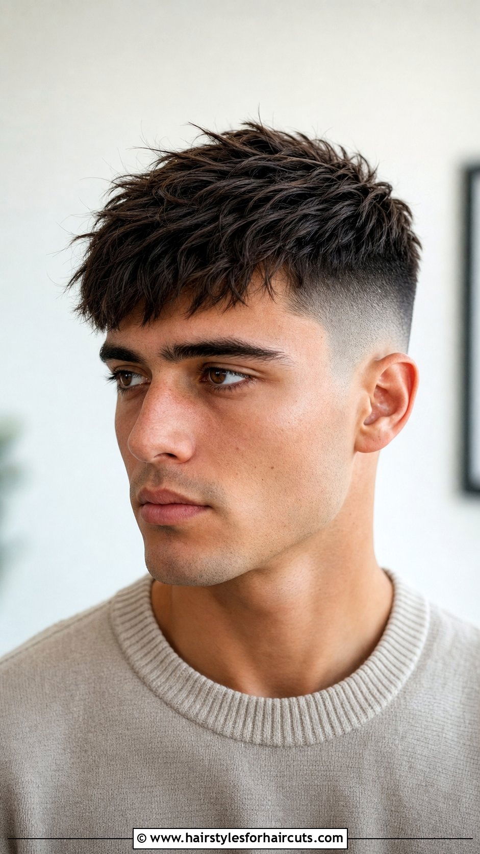 Textured Crop Taper Blowout - 25 taper blowout haircuts short hair - 25 taper blowout haircuts short hair