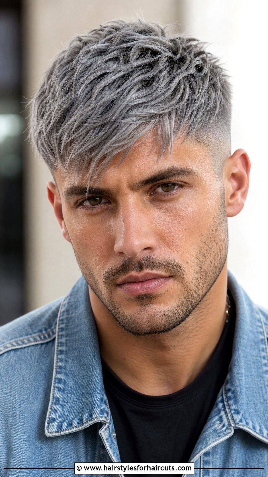 Textured Crop Top - 25 grandpa haircuts - 25 grandpa haircuts
