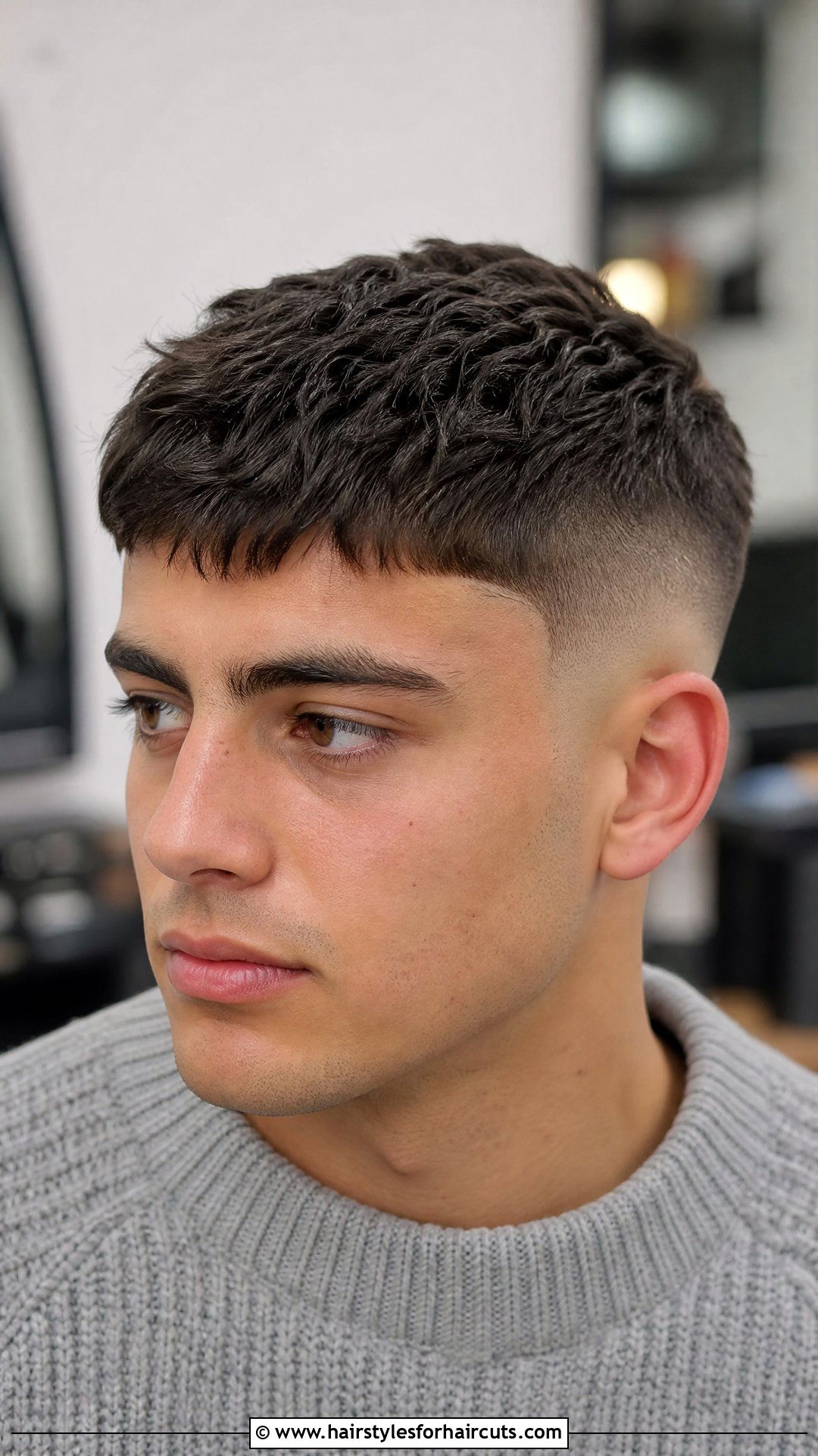 Textured Crop with Low Fade - 25 low fade haircuts straight hair - 25 low fade haircuts straight hair