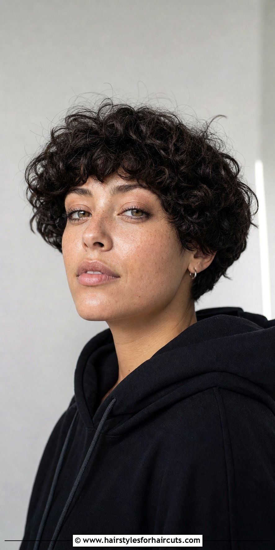 Textured Curly Bowl Cut - 25 frizzy hair edgy short curly haircuts - 25 frizzy hair edgy short curly haircuts