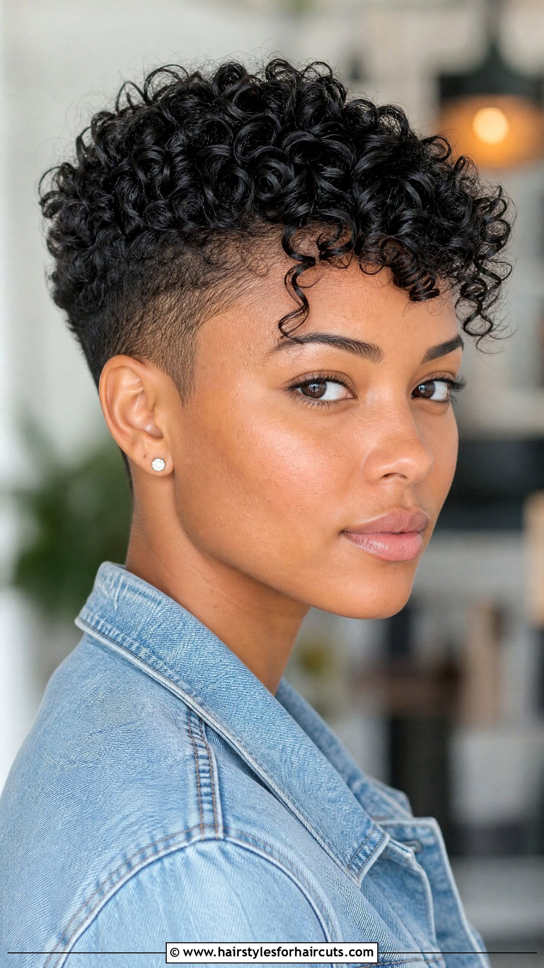 Textured Curly Crop - 25 haircuts styles for curly hair women - 25 haircuts styles for curly hair women