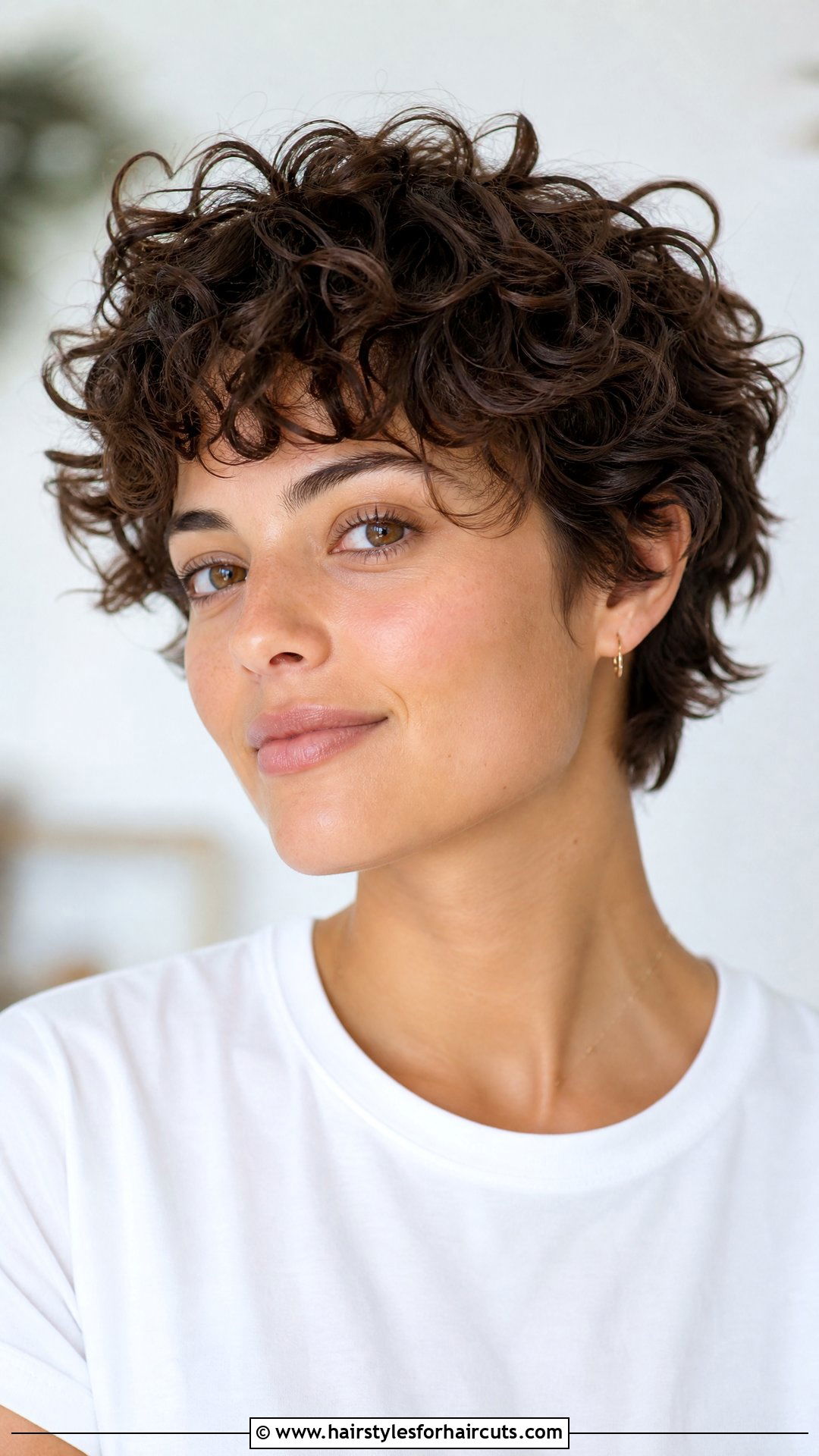 Textured Curly Crop - 25 womens curly hairstyles - 25 womens curly hairstyles