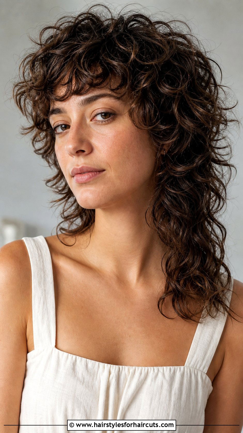 Textured Curly Mullet - 25 mullet haircuts curly hair - 25 mullet haircuts curly hair