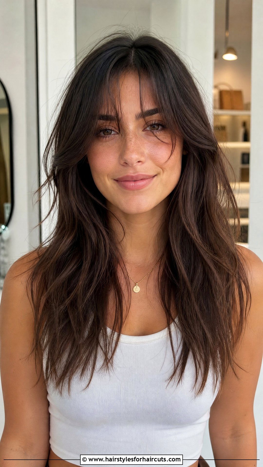 Textured Curtain Bangs Haircut - 25 texture hairstyles - 25 texture hairstyles