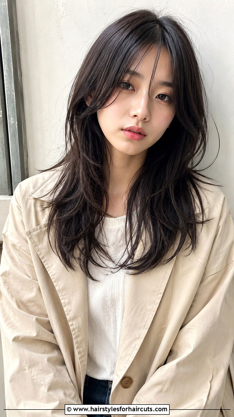Textured Ends Long Asian Haircut - 25 asian long hairstyles woman - 25 asian long hairstyles woman