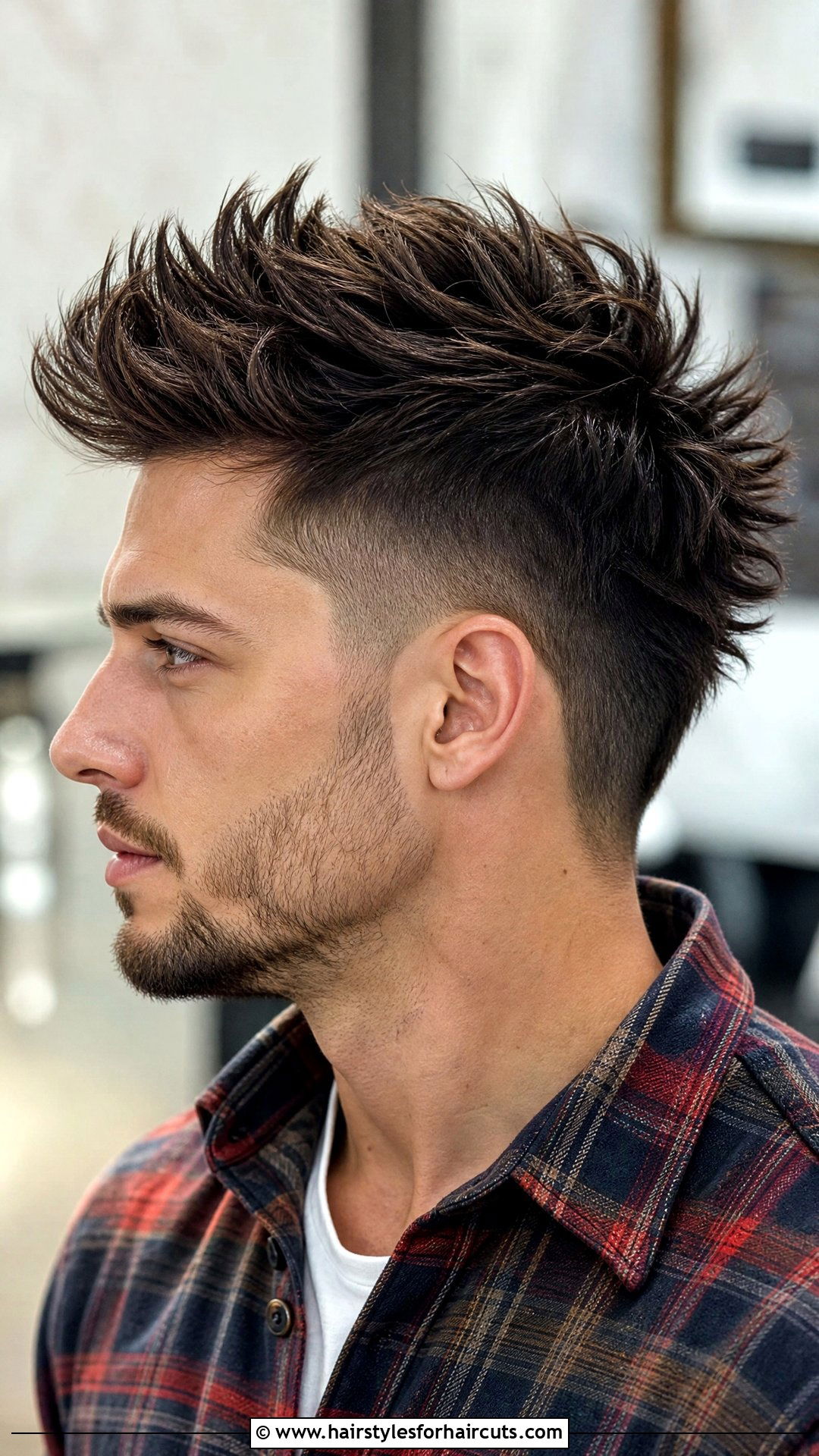 Textured Fohawk - 25 fohawk hairstyles - 25 fohawk hairstyles