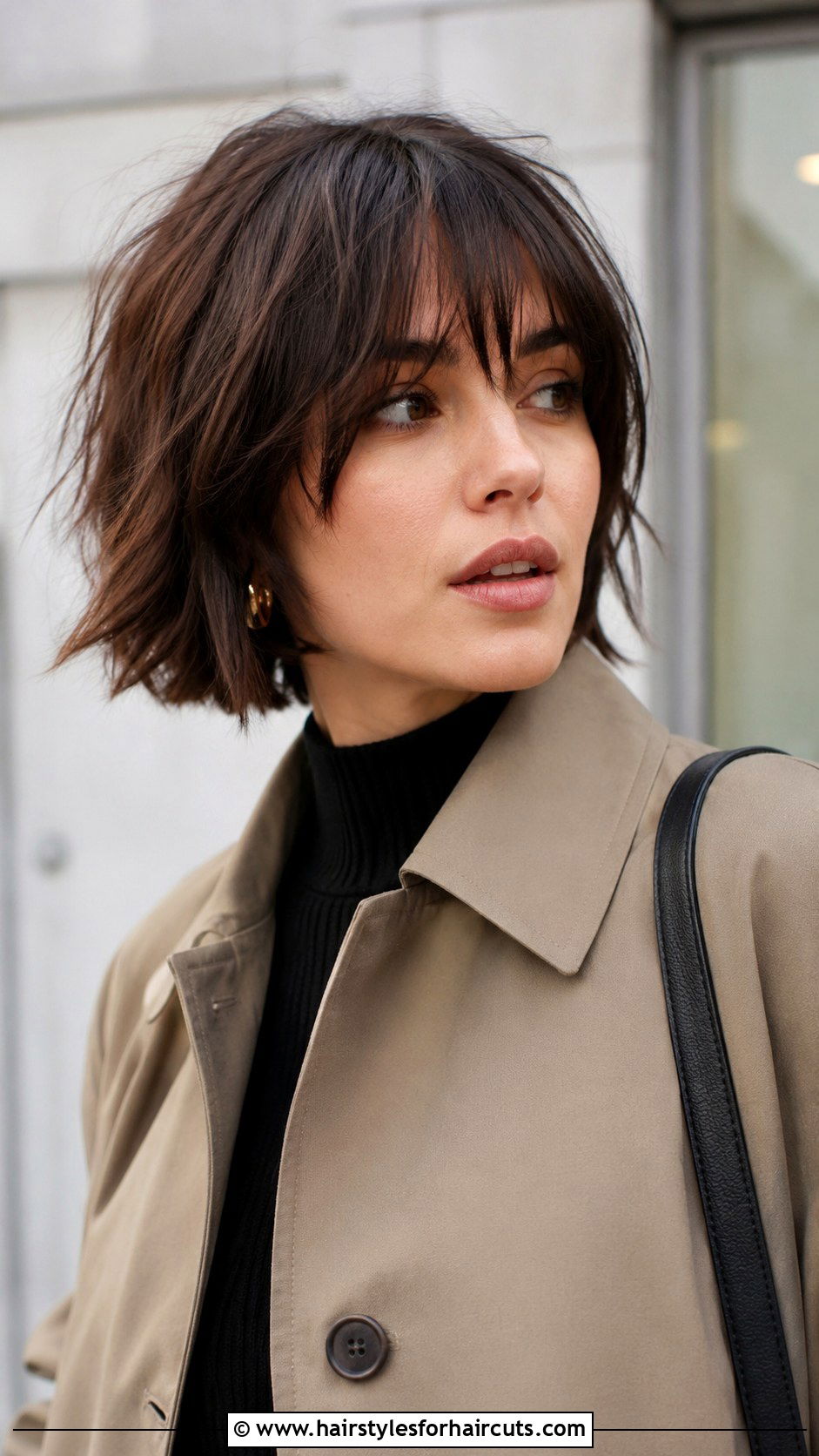 Textured French Bob - 25 haircuts for older women with fine hair - 25 haircuts for older women with fine hair