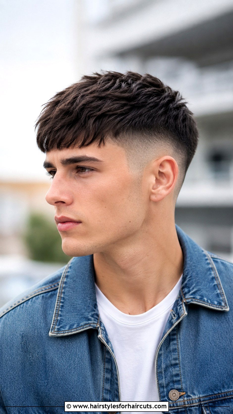 Textured French Crop - 25 androgynous haircuts for straight hair - 25 androgynous haircuts for straight hair