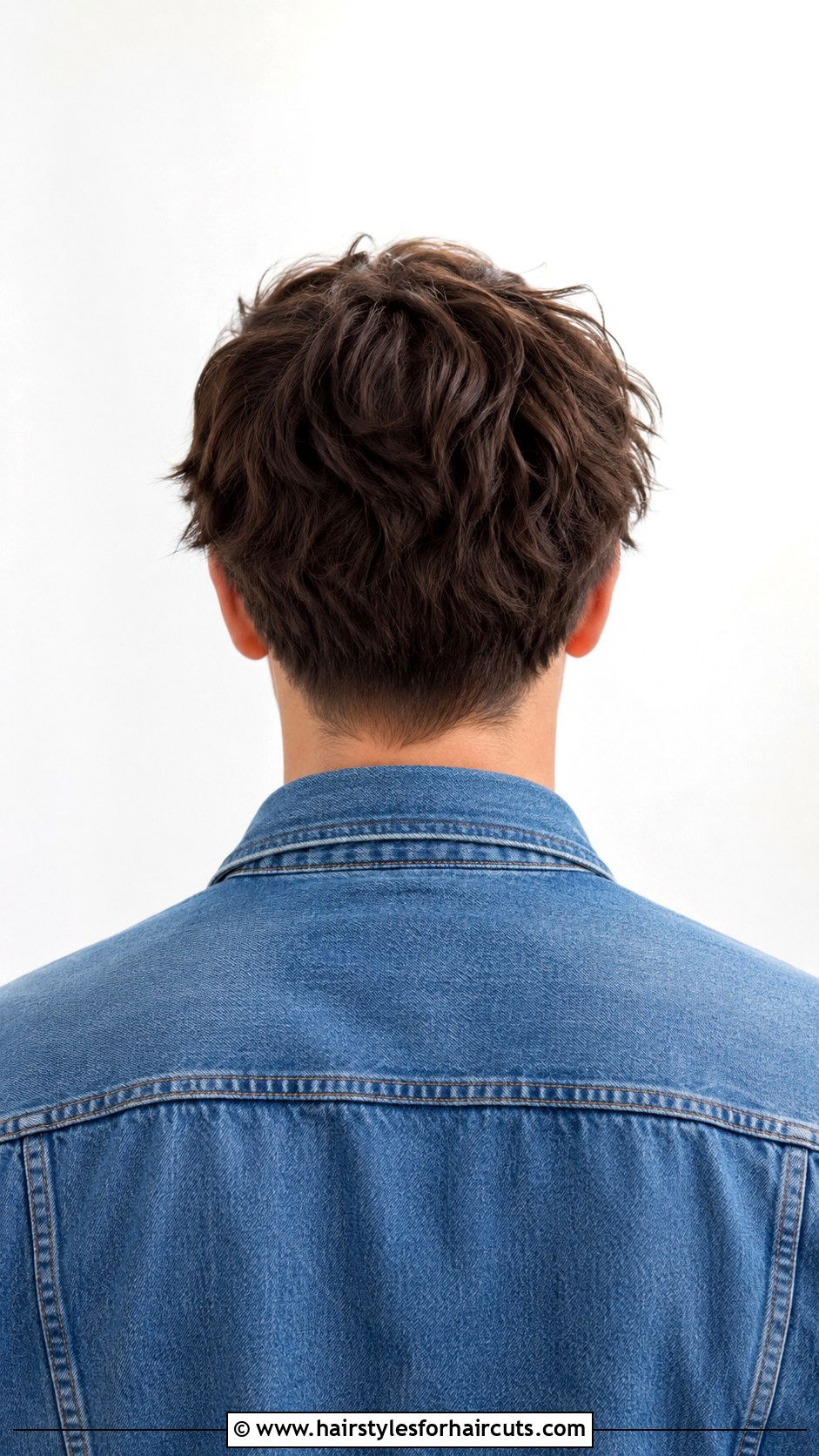 Textured Fringe Back - 25 back side hairstyles for man - 25 back side hairstyles for man