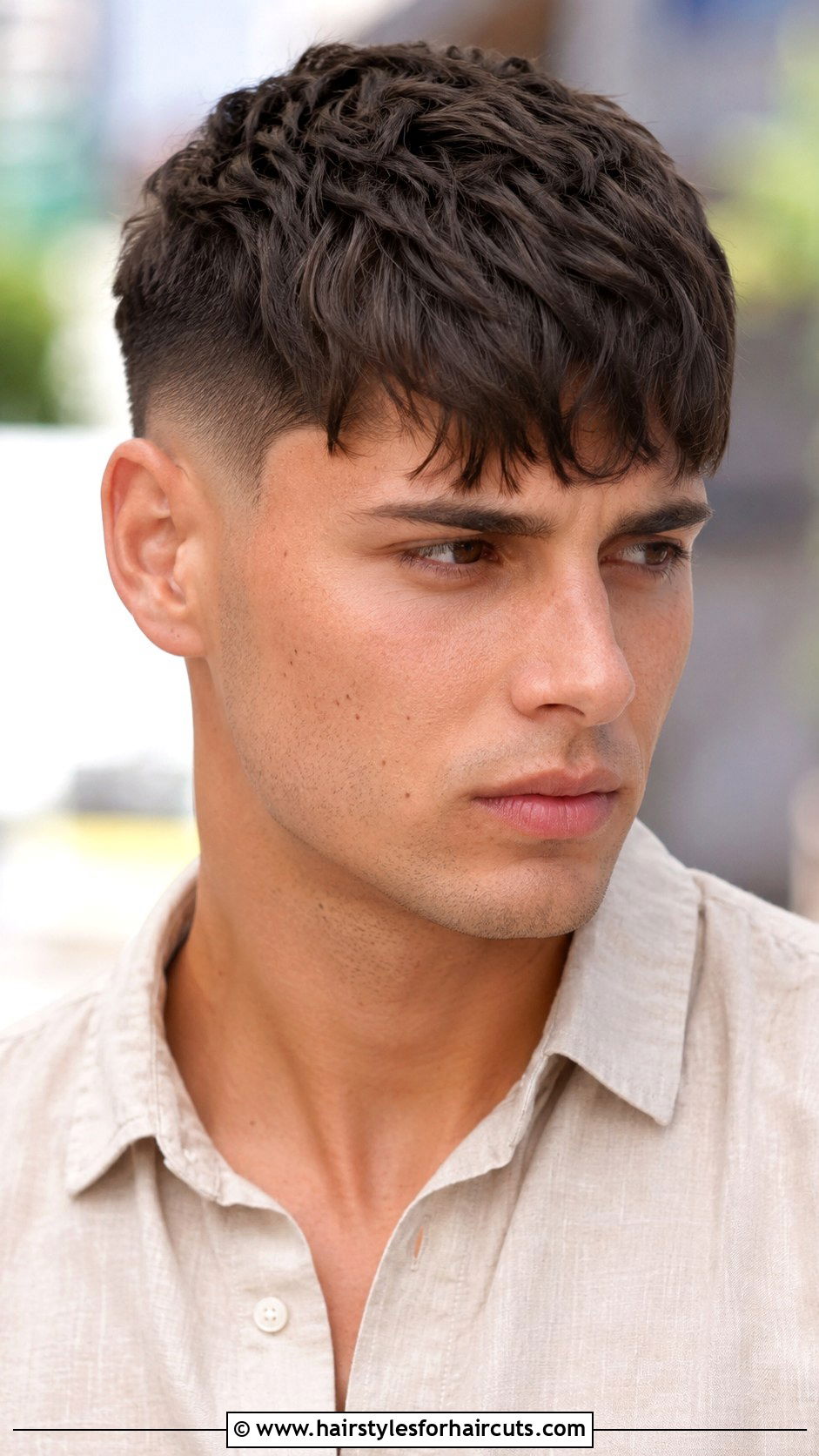 Textured Fringe Fade - 25 fade haircuts with short hair on top - 25 fade haircuts with short hair on top