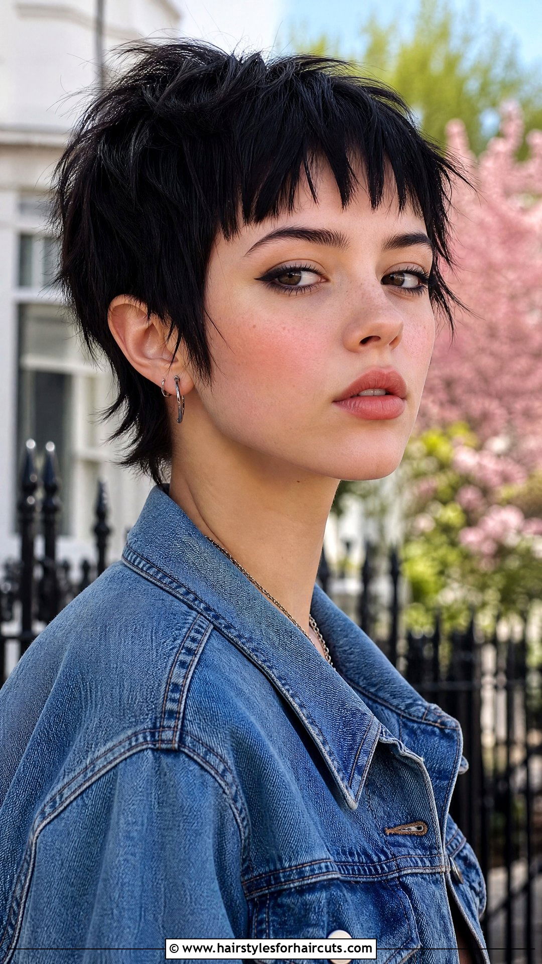 Textured Fringe Punk Short Haircut - 25 punk short haircuts - 25 punk short haircuts