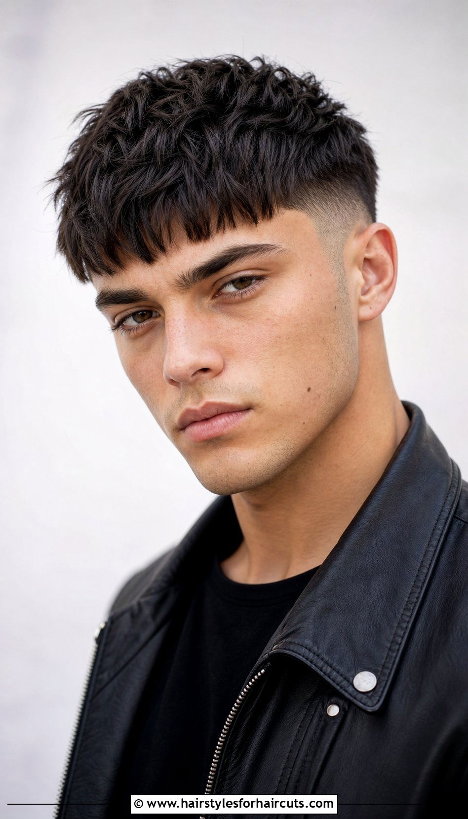 Textured Fringe Two Block Haircut - 25 two block haircuts straight hair - 25 two block haircuts straight hair
