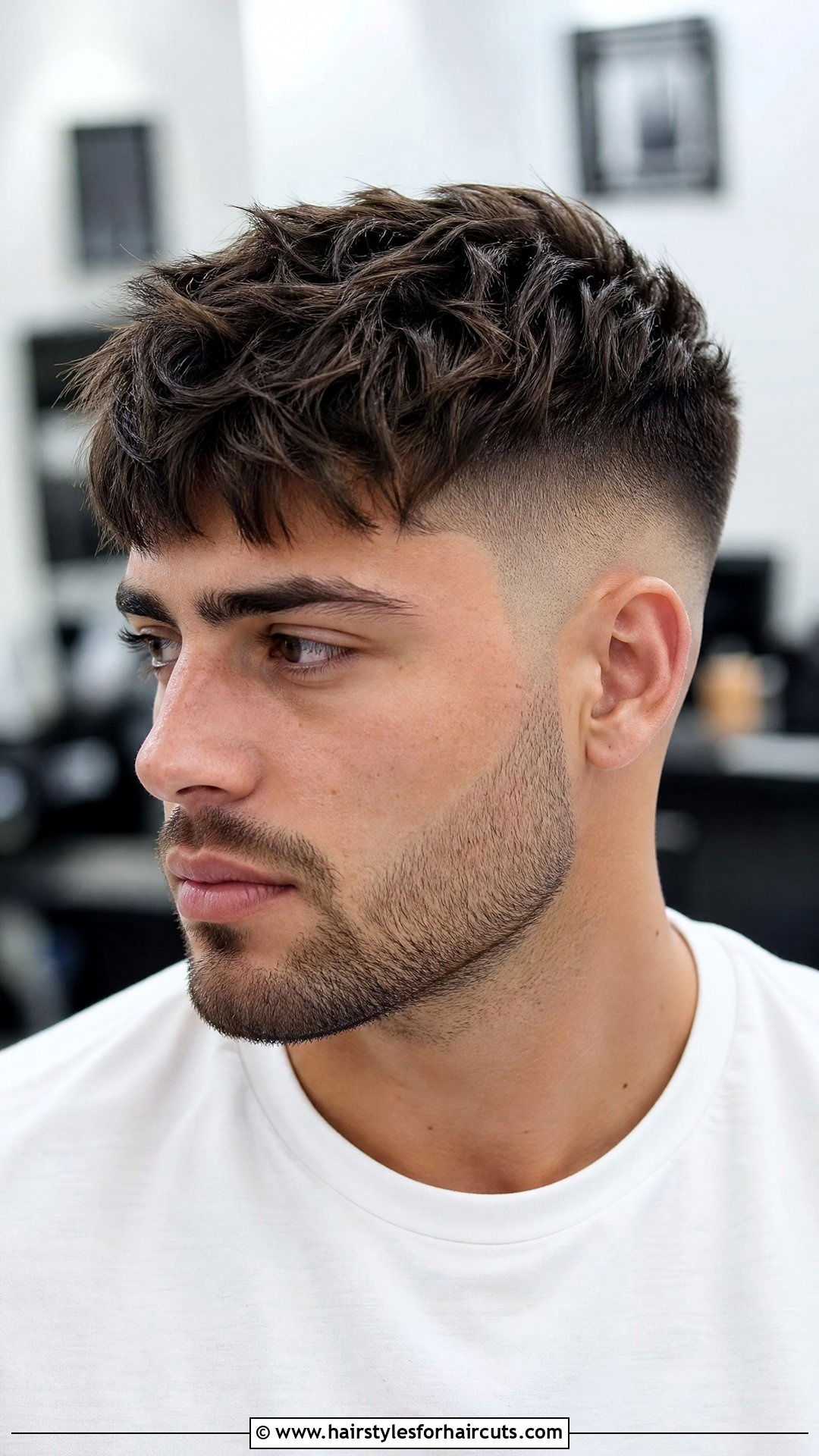Textured Fringe With Fade - 25 cuban haircuts - 25 cuban haircuts