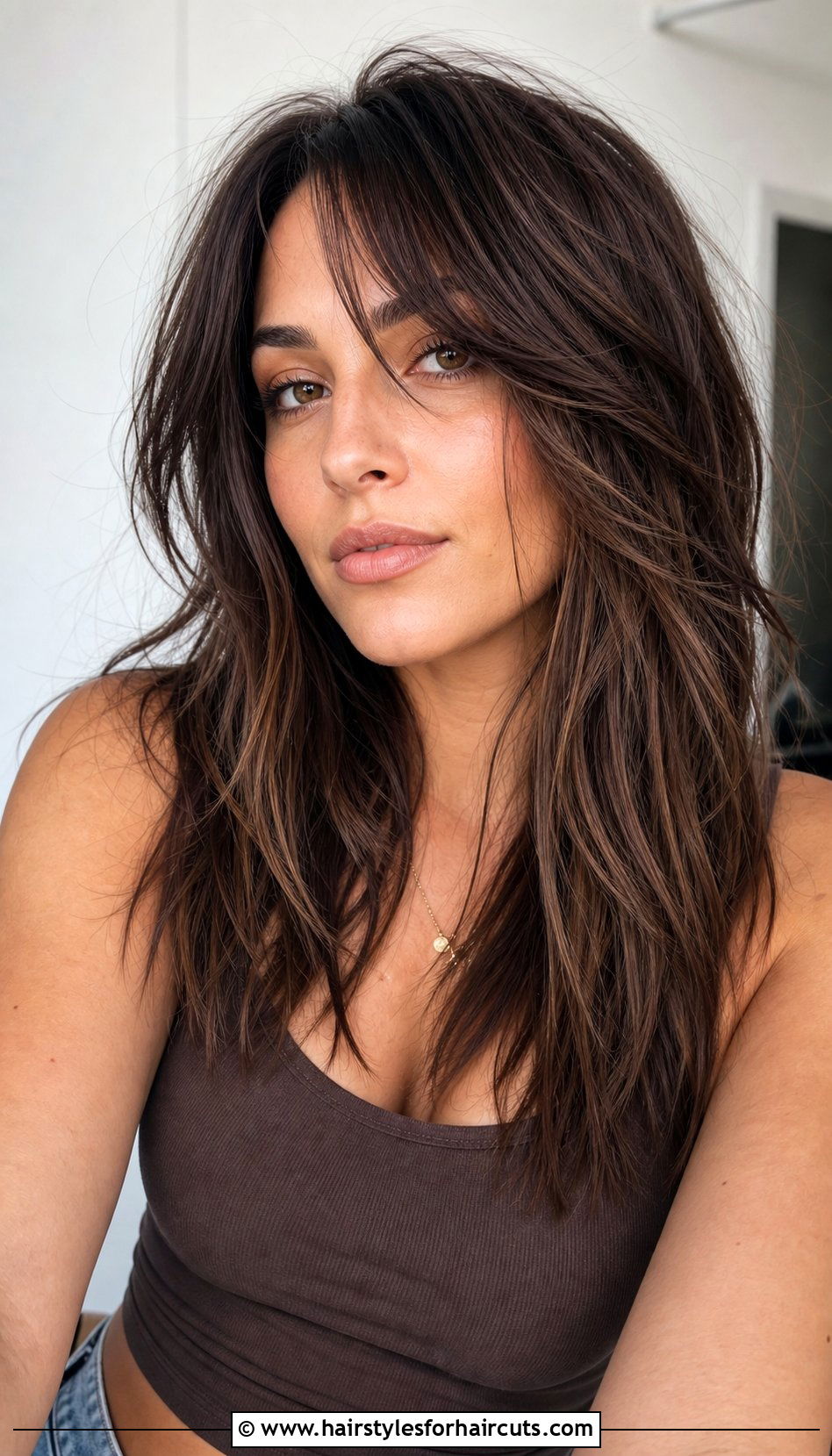 Textured Front Layers Medium Hair - 25 front layered haircuts for medium hair - 25 front layered haircuts for medium hair