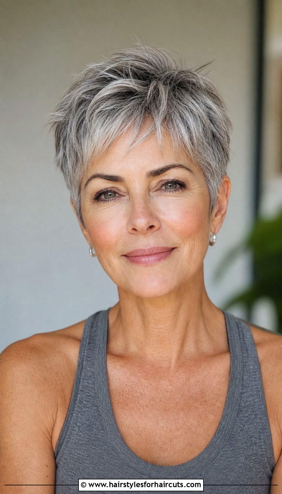 Textured Gray Crop - 25 natural gray hairstyles - 25 natural gray hairstyles