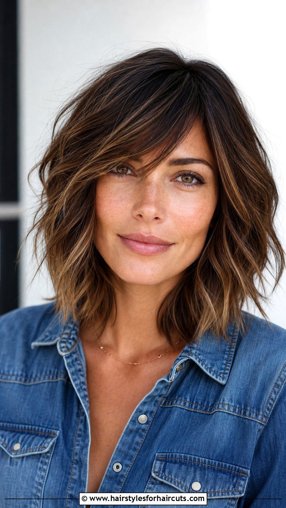 Textured Haircut With Side Bang - 25 side bang haircuts - 25 side bang haircuts