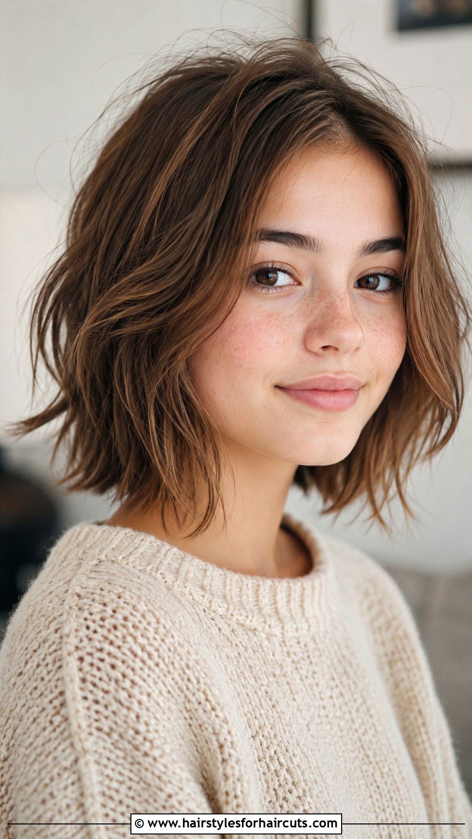 Textured Lob - 25 haircuts for teen girls - 25 haircuts for teen girls