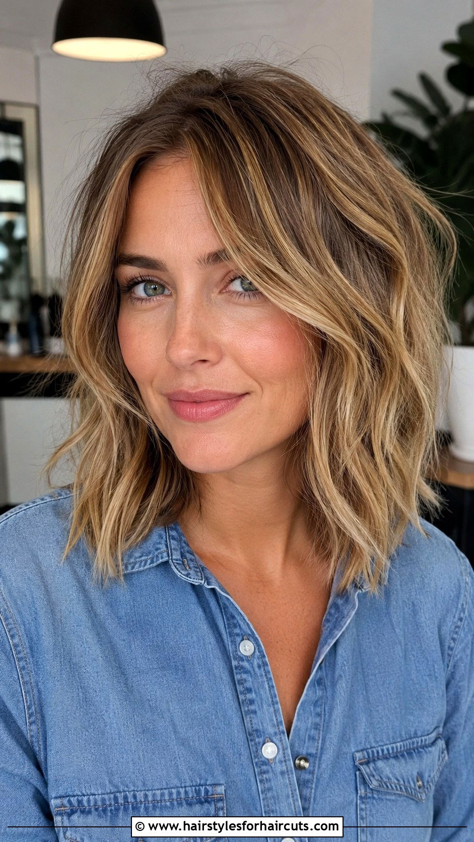 Textured Lob Blowout - 25 blow dry hairstyles - 25 blow dry hairstyles