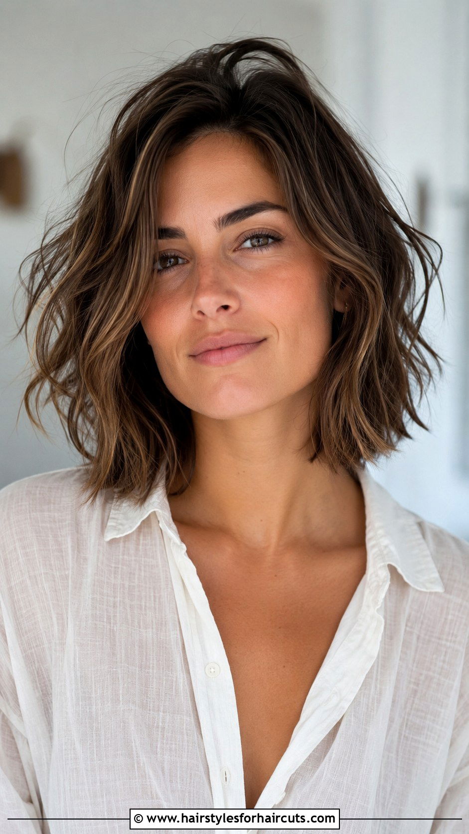 Textured Lob For Square Face - 25 hairstyles face shape - 25 hairstyles face shape