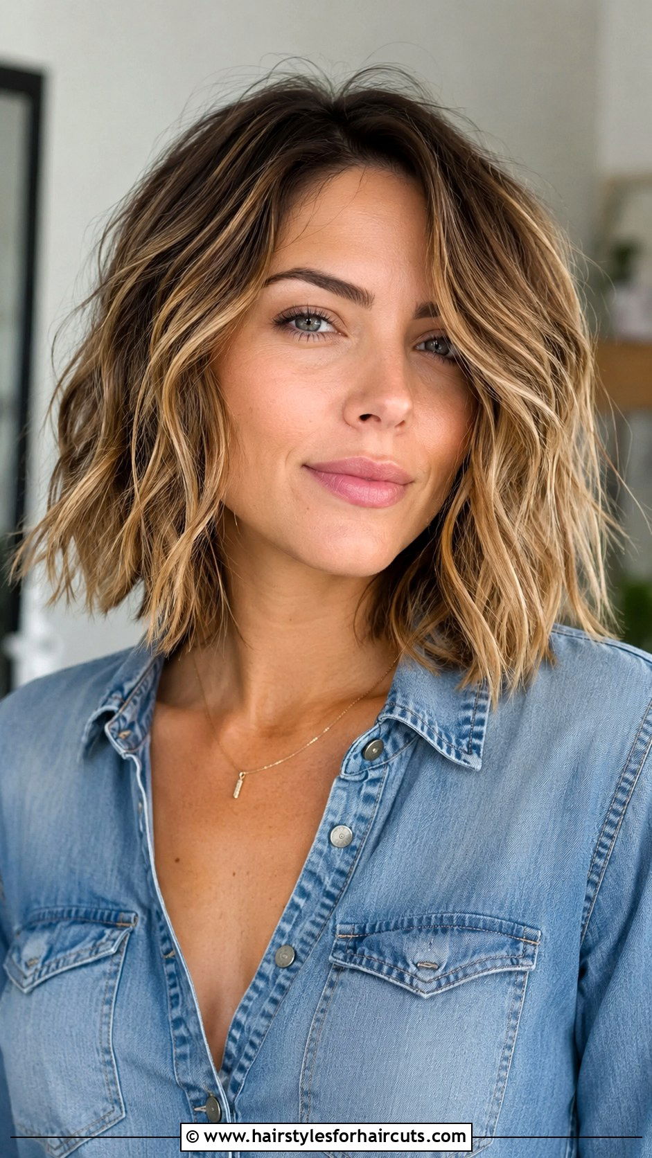 Textured Lob Haircut - 25 haircuts katy - 25 haircuts katy