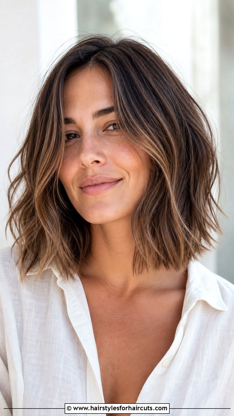 Textured Lob Haircut - 25 haircuts open - 25 haircuts open