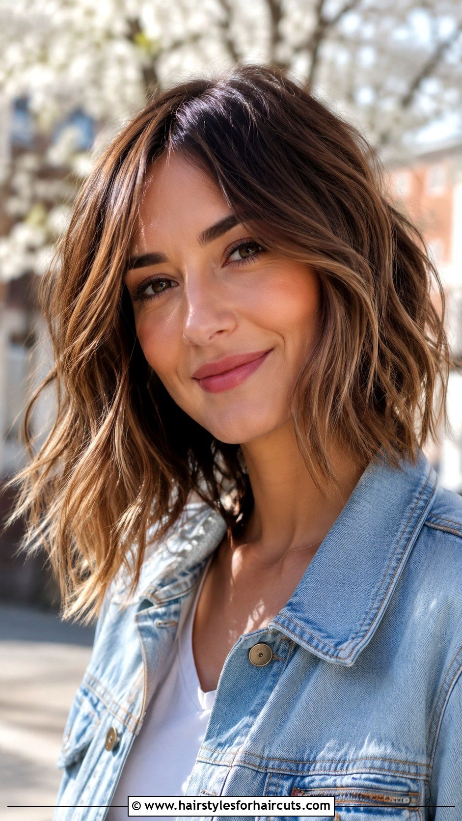 Textured Lob Haircut - 25 best haircuts for straight thin hair - 25 best haircuts for straight thin hair