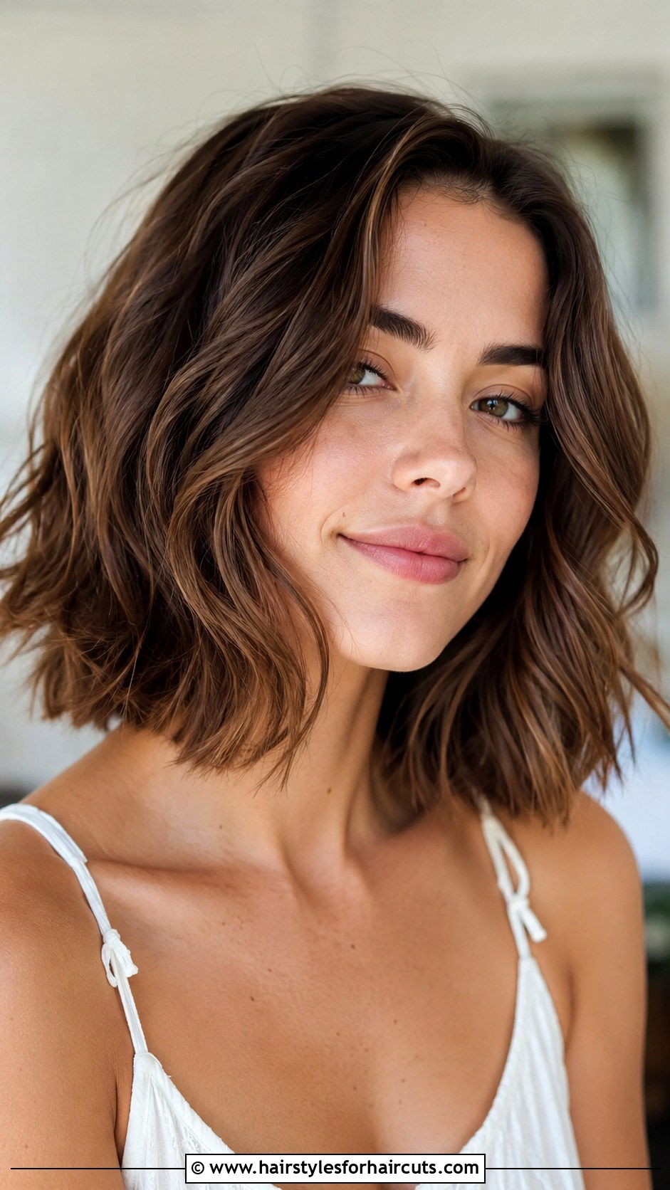 Textured Lob Haircut - 25 hairstyles when growing your hair out - 25 hairstyles when growing your hair out