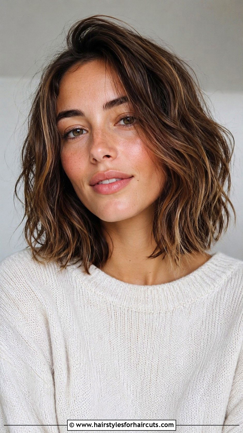 Textured Lob Haircut - 25 6 inches of haircuts off - 25 6 inches of haircuts off