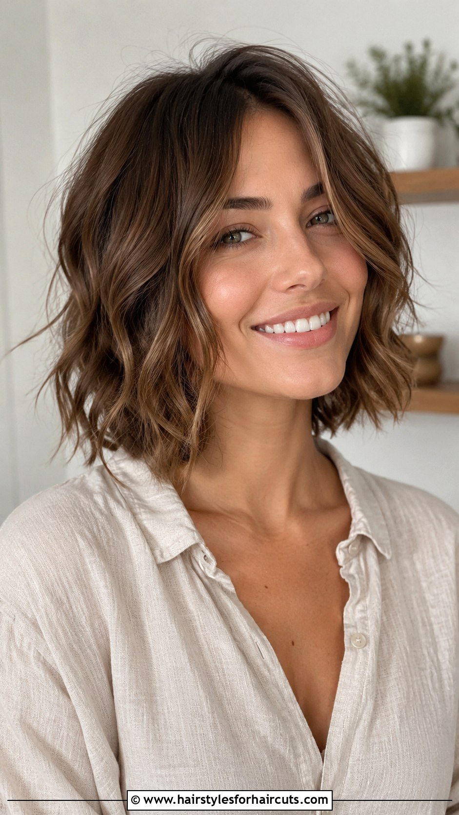 Textured Lob Haircut - 25 haircuts boca raton - 25 haircuts boca raton